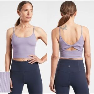 Athleta Twist Back Cami - Tempest Violet - S